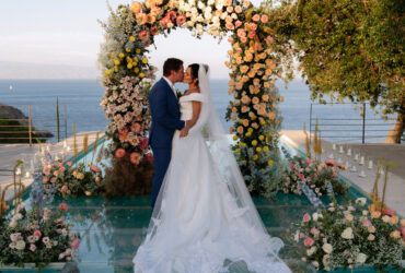 Rose and Cassio, ‘Dolce Vita’ celebration in Taormina